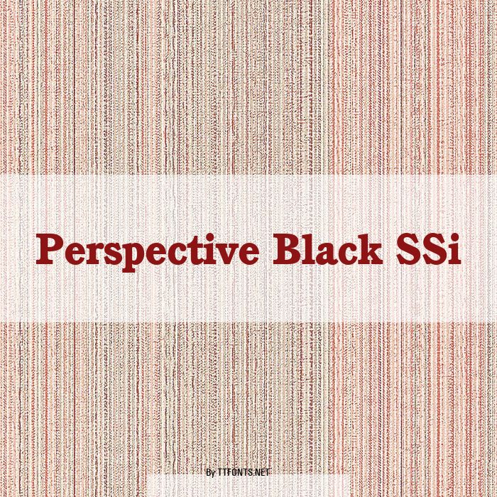 Perspective Black SSi example